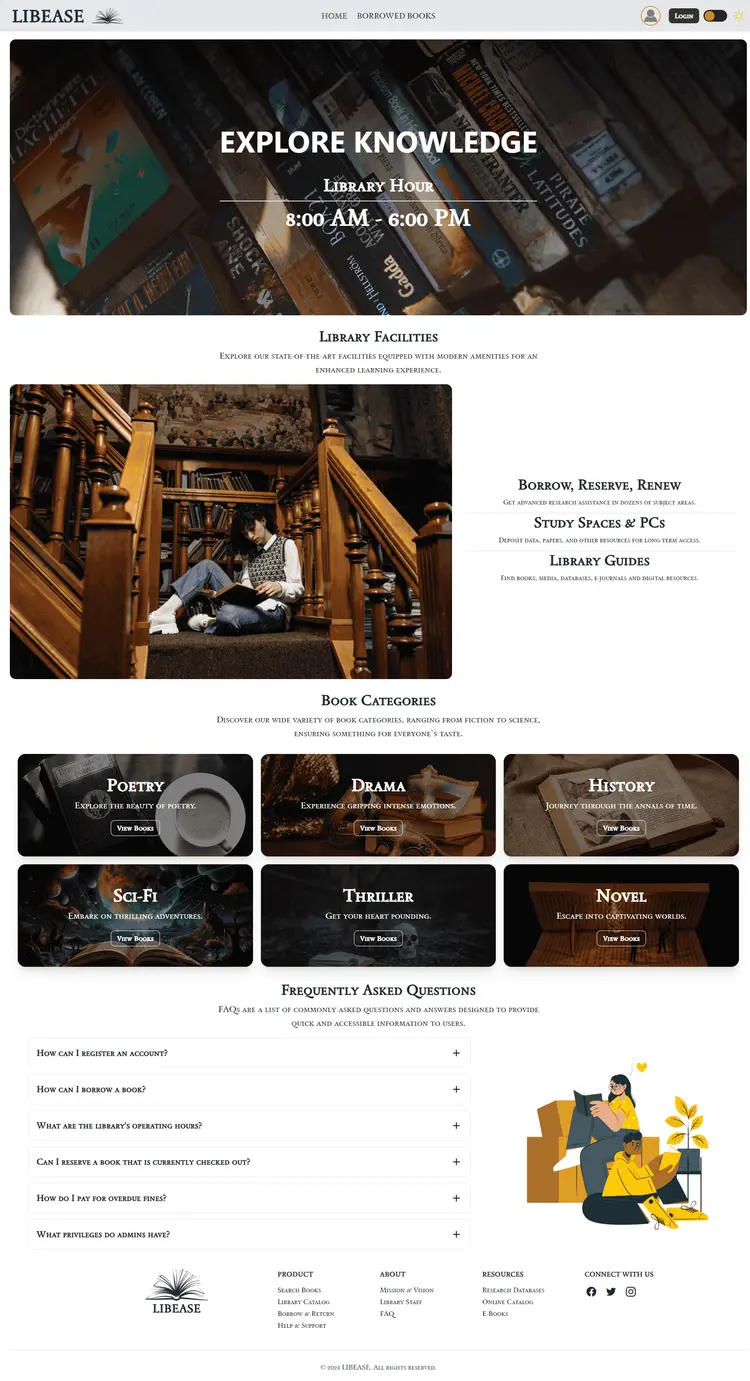LIBEASE - LIBRARY MANAGMENT SYSTEM